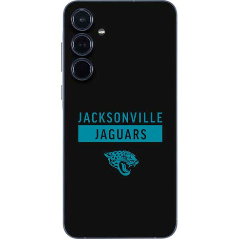 NFL Jacksonville Jaguars Black Performance Series Galaxy A35 5G Skin